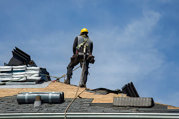 Professional Flat Roof Repair technician working in Auburn, NY